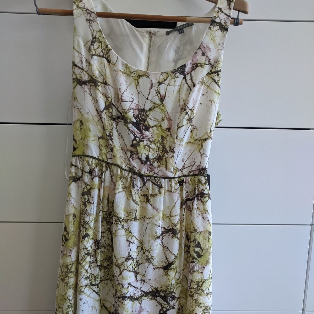 Matty M Olive and Pink mini Summer Dress